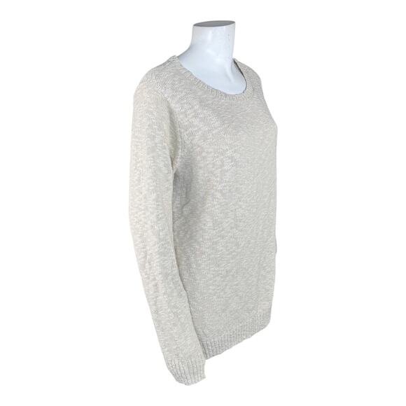 Belle Beach By Kim Gravel Crewneck Beach Sweater Sand Dune Medium NWOT - Picture 5 of 13